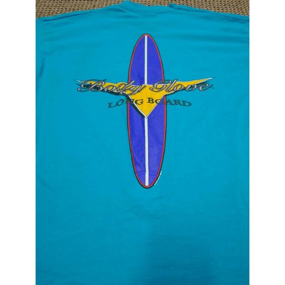 Rare Vintage 1995 Body Glove Long Board Logo T Shirt Single Stitch Mens Size XL - Picture 1 of 8
